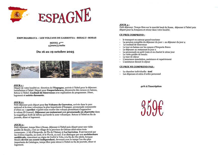 Voyage en Espagne